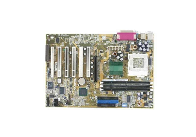 CUSL2-C - Asus Motherboard + Intel Pentium III CPU + HSF I/O Plate REv 1.02