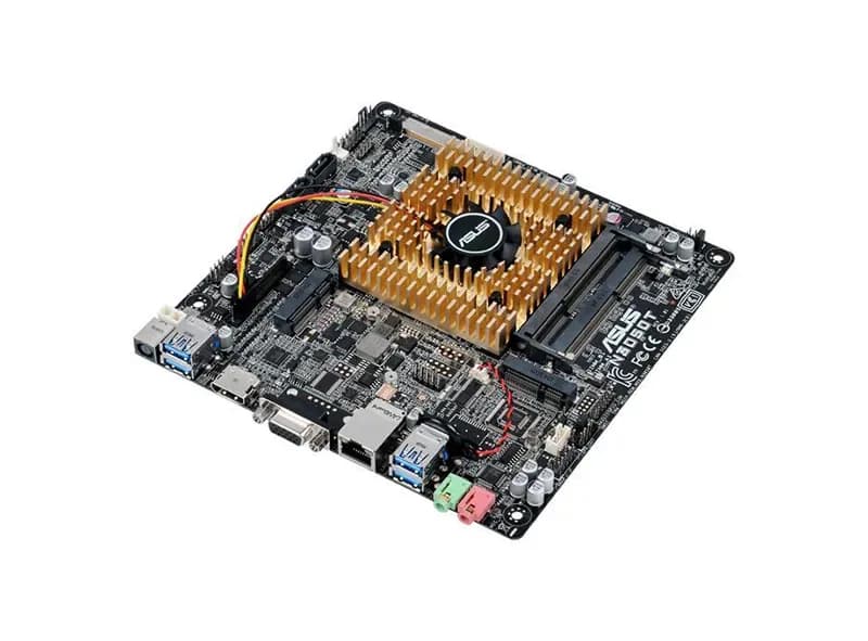 N3050T - Asus Socket BGA1170 System On Chipset Thin Mini-ITX System Board (Motherboard) Supports Celeron N3050 Dual core DDR3 2x DIMM