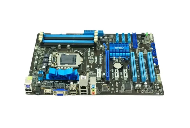 P7H55-V - Asus Socket LGA1156 Intel H55 Express Chipset ATX System Board (Motherboard) Supports Core i7 / i5 / i3 / Pentium / Celeron Series DDR3 4x DIMM