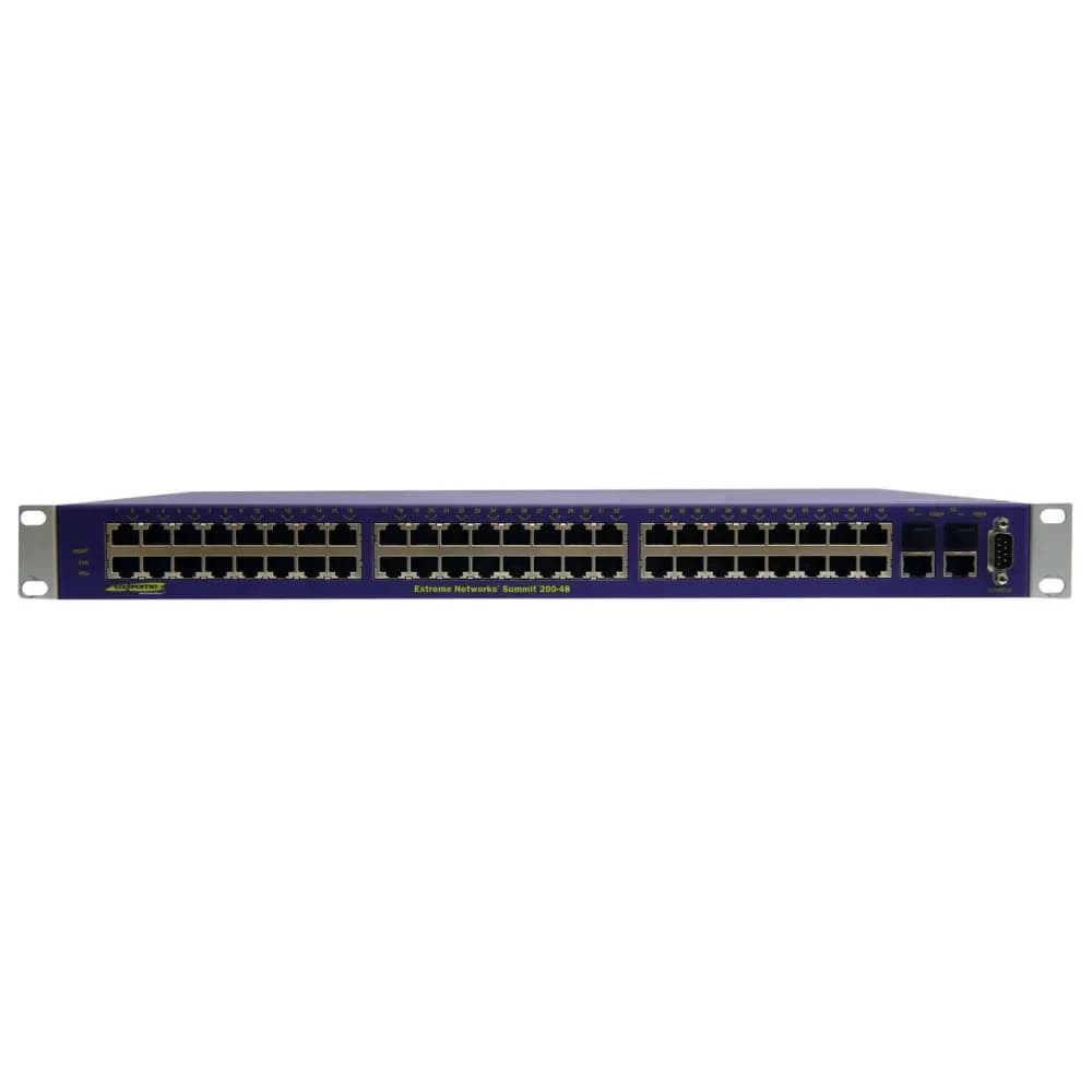 15040 - Extreme Networks 48 x RJ-45 100BTX + 2x SFP (mini-GBIC) Switch