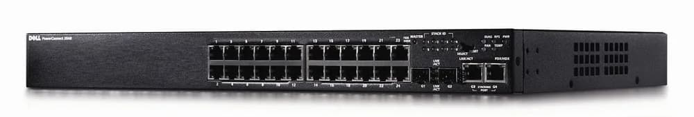 210-ABQB - Dell PowerConnet 24-P RJ-45 + 2-P SFP+ + 2-P Combo Switch