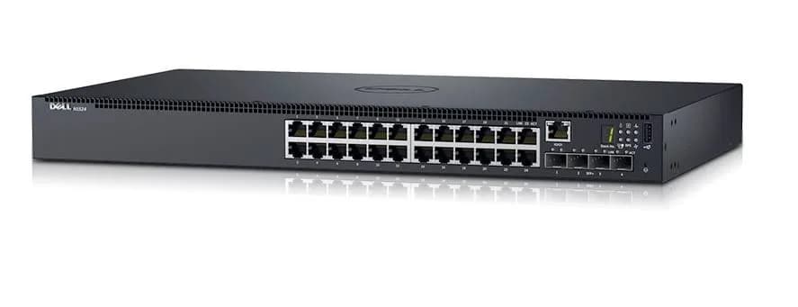 210-APWW - Dell N3024EF-ON 24-Ports SFP 2-Ports SFP+ L3 Switch