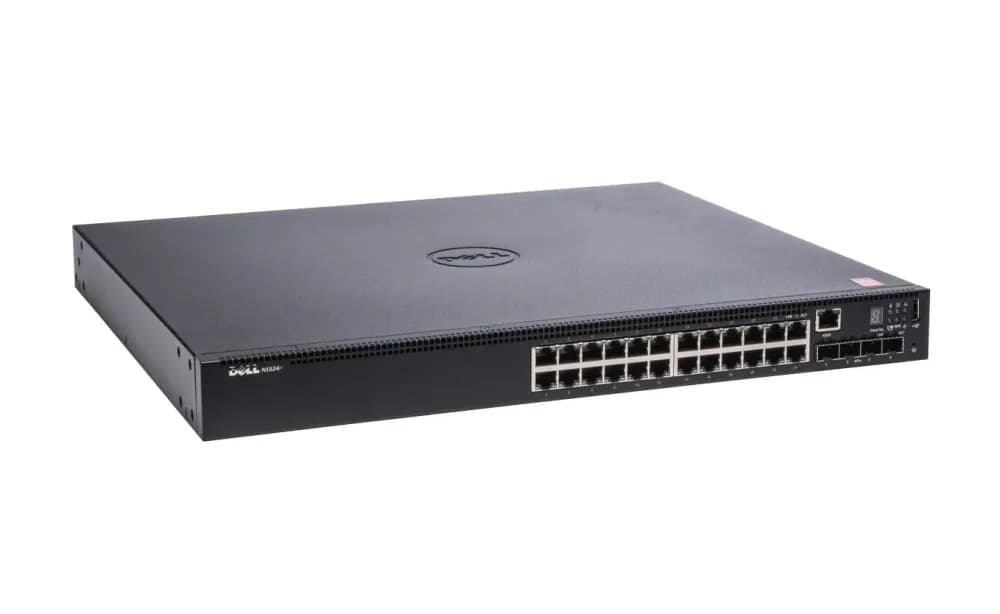 210-ASMY - Dell 24-Ports 10/100/1000Base-T RJ-45 Network Switch