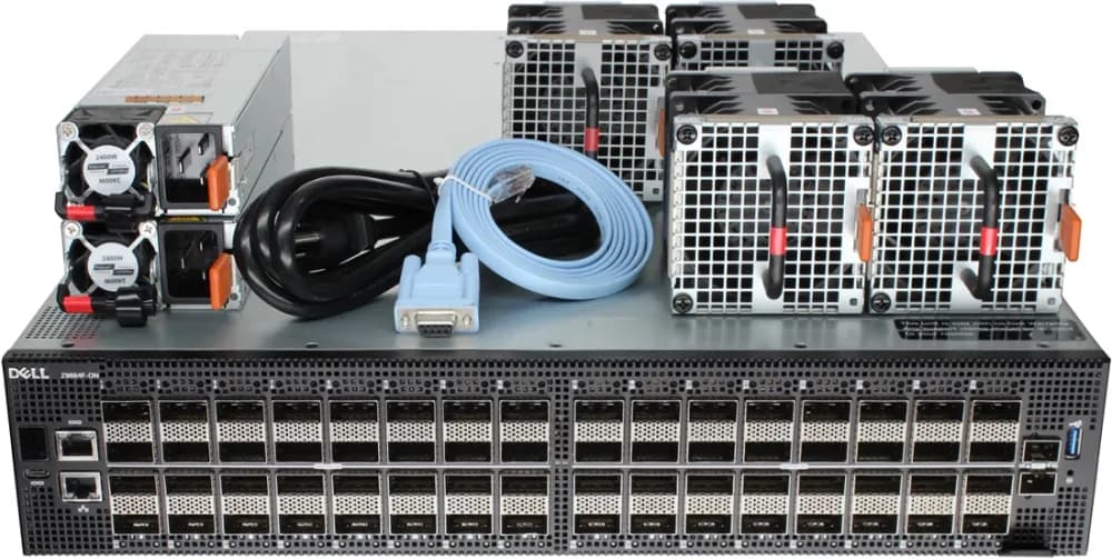 210-BGBN - Dell Z9664F-ON 64x 400GbE QSFP56-DD 2x 10GbE SFP+ Switch