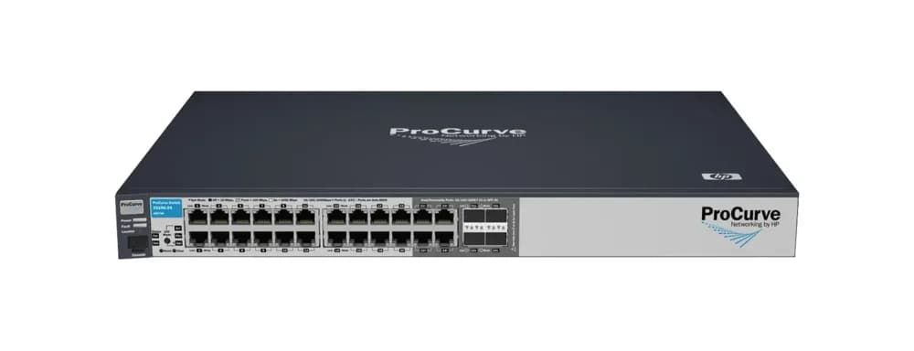 2510G-24 - HP ProCurve 2510G-24 24 x Ports + 4 x SFP Layer-2 GE Switch