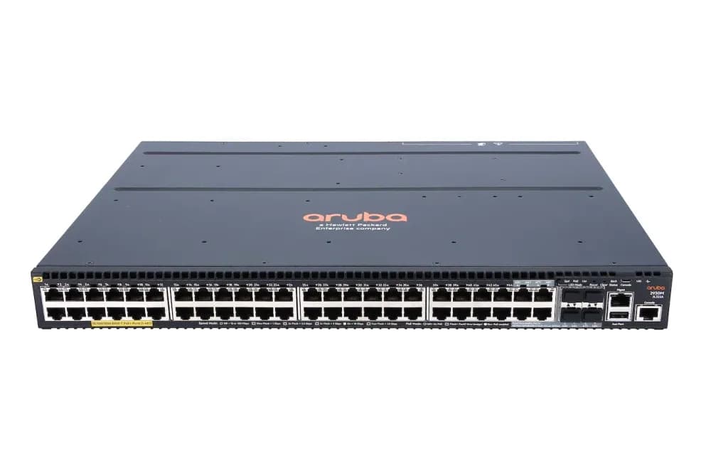2930M - HP Aruba 48G 44x RJ45 PoE+ 4x Gigabit PoE+ SFP Switch