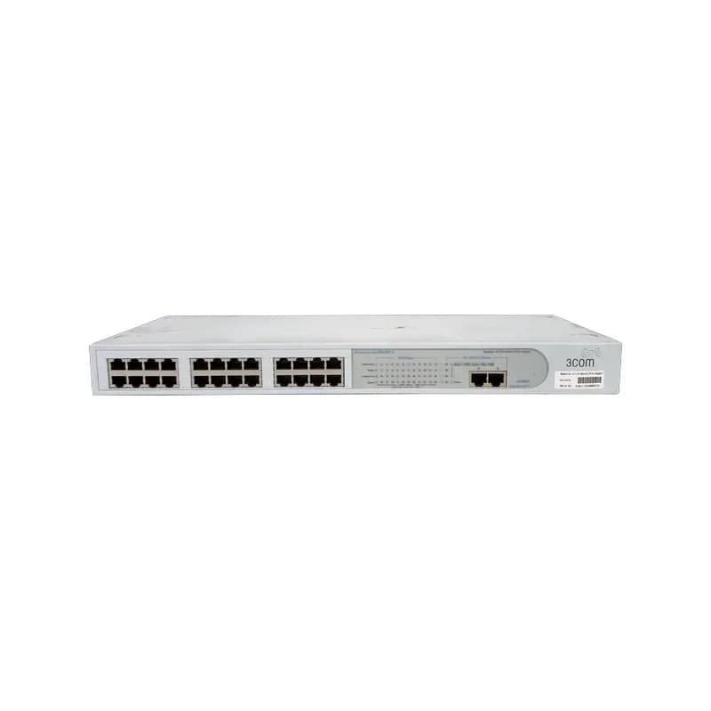 3C16475 - 3Com 2226 24 x RJ-45 Ports 10/100Base-TX + 2 x GE RJ-45 Ports Layer 2 Managed Rack-mountable Fast Ethernet Network Switch