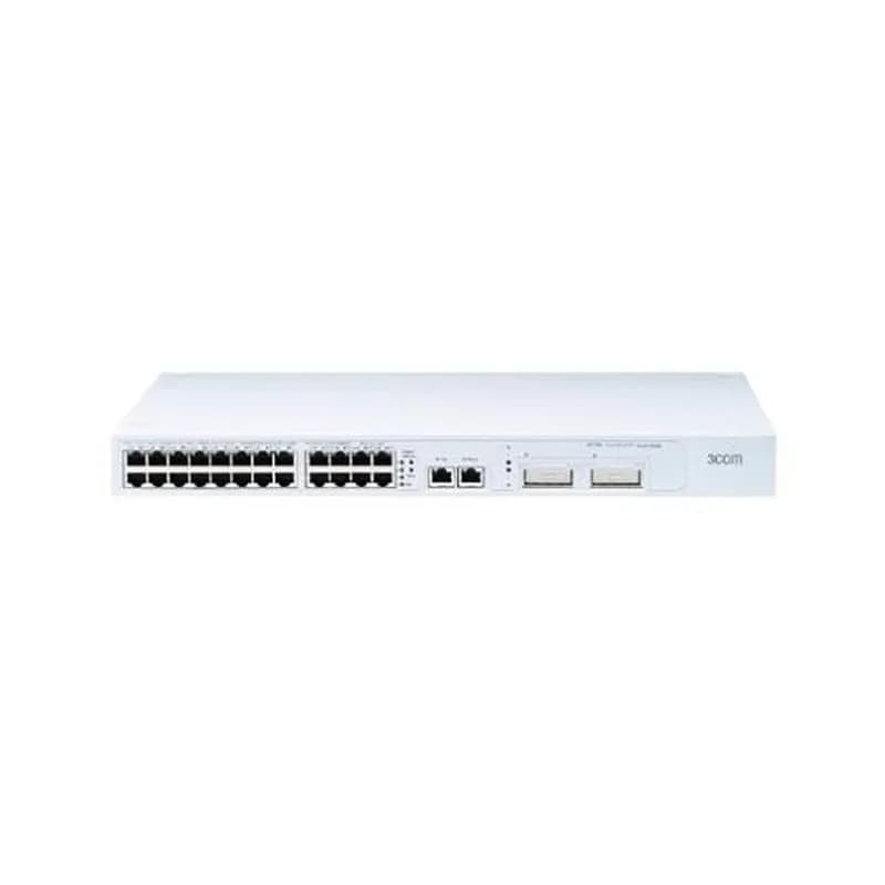 3C17304A - 3Com SuperStack 3 4200 24 x 10/100Base-TX + 2 x Ports 10/100/1000Base-T + 2 x SFP Ports Layer2 Managed Fast Ethernet Network Switch
