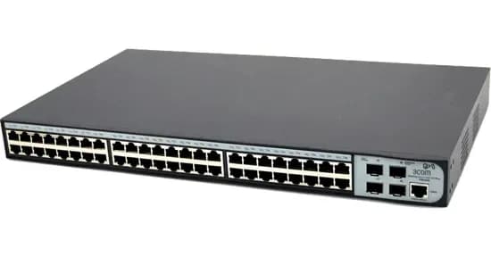3CBLSG48 - 3Com BaseLine 2948-SFP 48 x Ports 10/100/1000Base-TX + 4 x Dual-Purposed SFP Ports Layer2 Managed Gigabit Ethernet Stackable Network Switch