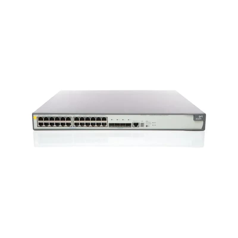 3CR17171-91 - 3Com 5500-EI PWR 24 x RJ-45 Ports 10/100Base-TX + 4 x SFP Ports Layer 3 Managed Rack-mountable Fast Ethernet Network Switch