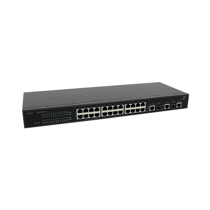 3CR17333-91 - 3Com 4210 Series 4210-24 24 x RJ-45 Ports 10/100Base-TX + 2 x SFP (mini-GBIC) Ports Layer2 Managed Rack-mountable Fast Ethernet Network Switch