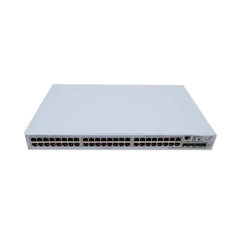 3CR17762-91 - 3Com 4500G 48 x Ports 10/100/1000Base-T + 4 x Dual-Personality SFP Stackable Layer 2 Managed Gigabit Ethernet Network Switch