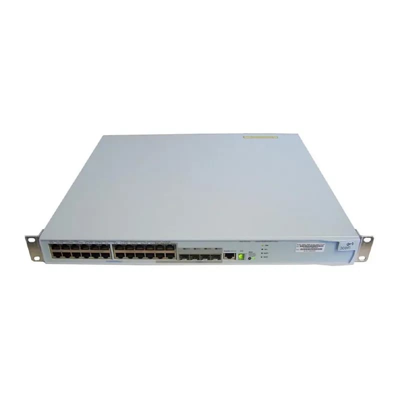 3CR17771-91 - 3Com 4500G 24 x RJ-45 Ports PoE 10/100/1000Base-T + 4 x Dual-Personality Combo SFP Ports Layer3 Managed Rack-mountable Gigabit Ethernet Network Switch