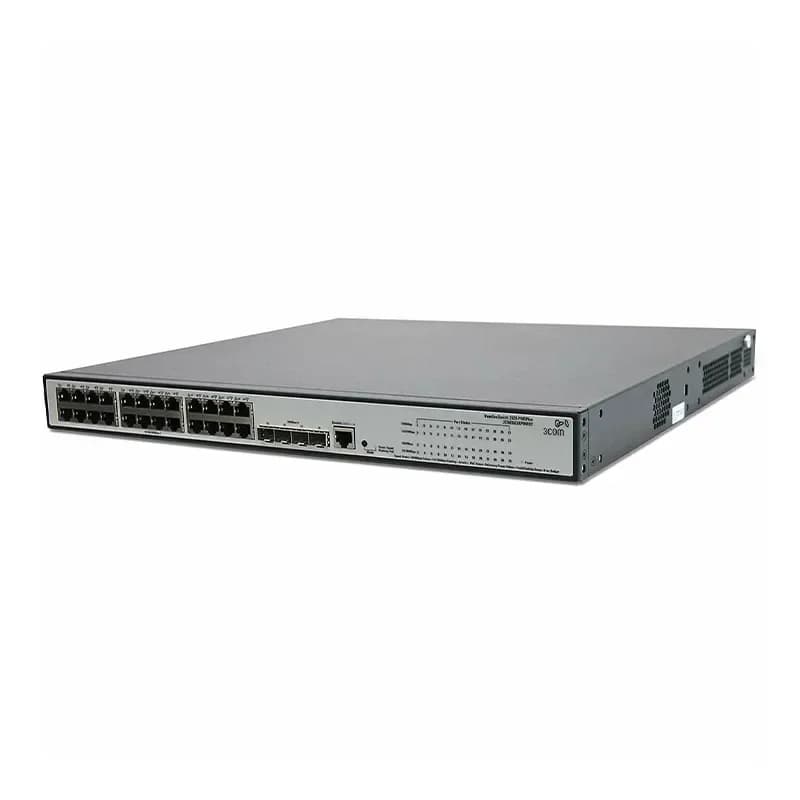 3CRBSG28PWR93 - 3Com Baseline Plus Series 2928 PWR 24 x Ports 10/100/1000Base-T + 4 x SFP Ports Layer2 Managed Gigabit Ethernet Network Switch