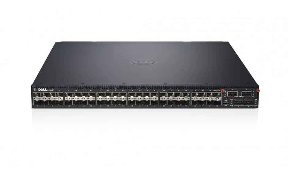 463-7700 - Dell N4064F -Port + 50-Port SFP+ QSFP+ Layer 3 Switch