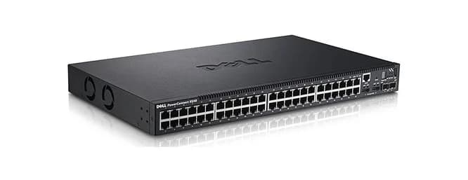 463-7707 - Dell N3048P 48-Port 4-Port SFP+ SFP Layer 3 Switch