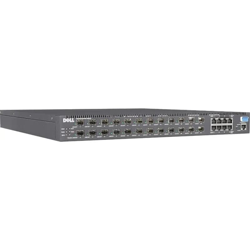 6024F - Dell PowerConnect 24-SFP Ports 8x Combo SFP Ports Fiber Switch