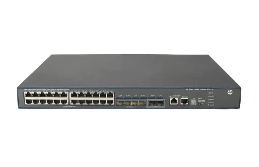 A5500-24G - HP 5500 A5500-24G DC EI 24-P RJ-45+ 4-P Combo Switch