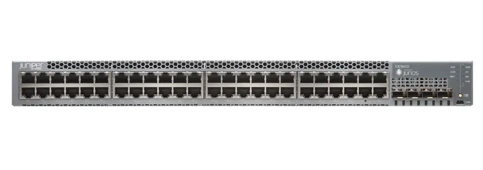 EX3400-48T - Juniper 48x 10/100/1000BaseT + 4x SFP+ + 2x QSFP+ Switch