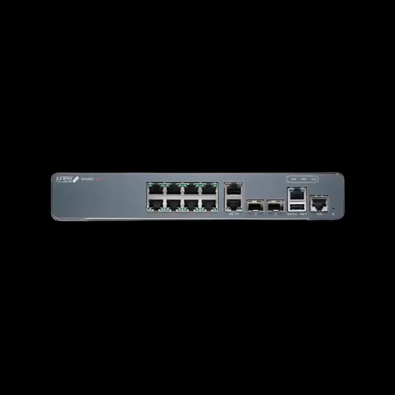 EX4000-8P - Juniper 8x PoE+ 2x 1GBase-T and 2x SFP+ uplink Switch