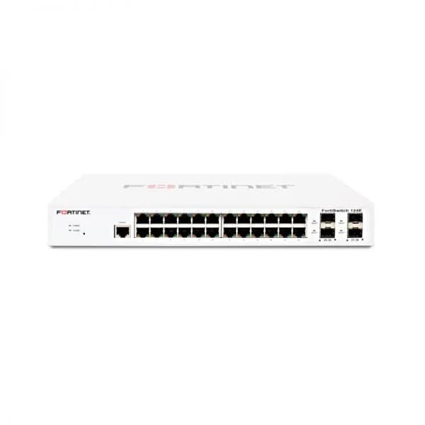 FS-124E - Fortinet 24x GbE Port 1000Base-T RJ-45 4x Ports SFP Switch