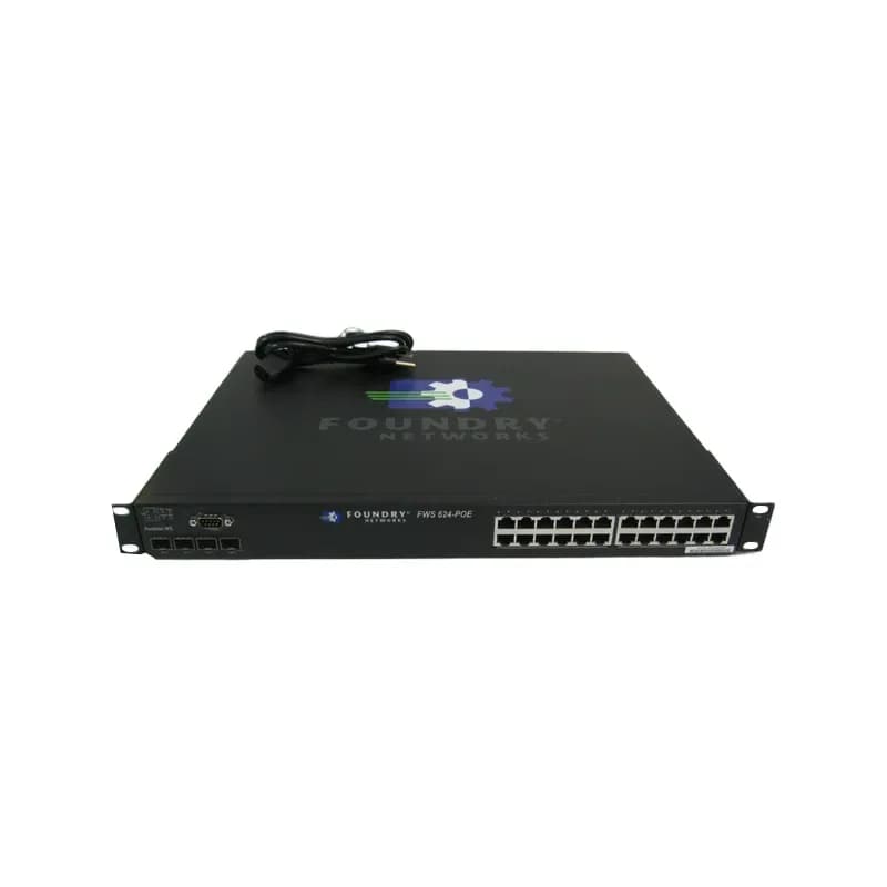 FWS624-POE - Brocade 24-Port 10/100 PoE Layer-3 FE Switch