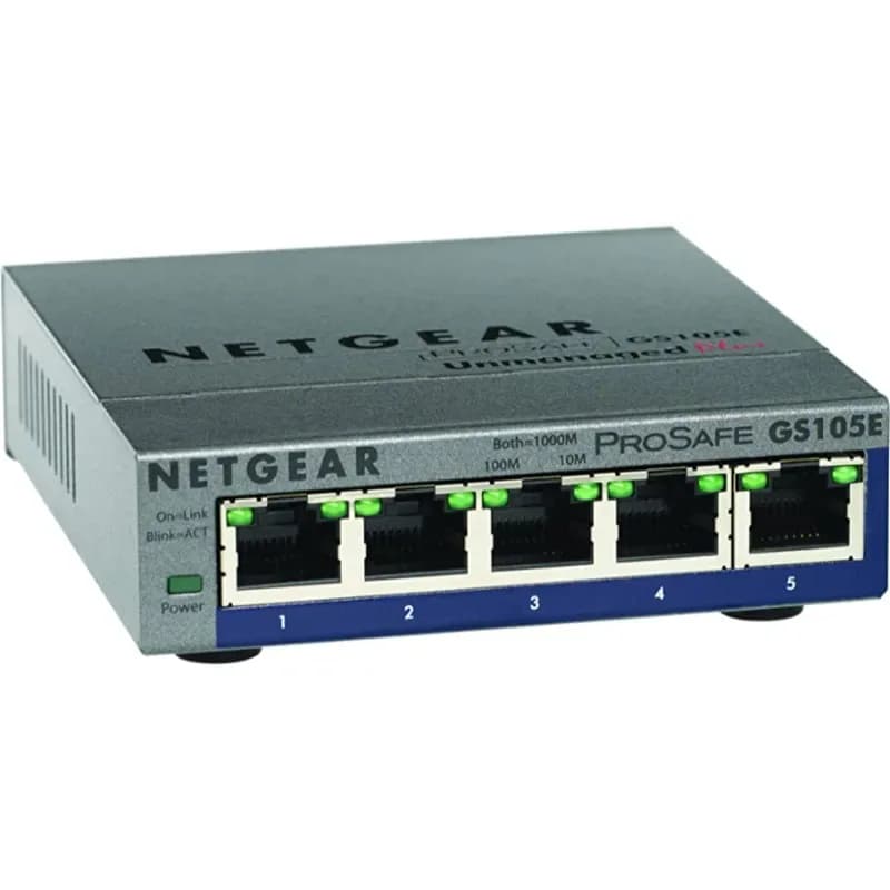 GS105E - Netgear 5-Port Gigabit Ethernet Network Switch