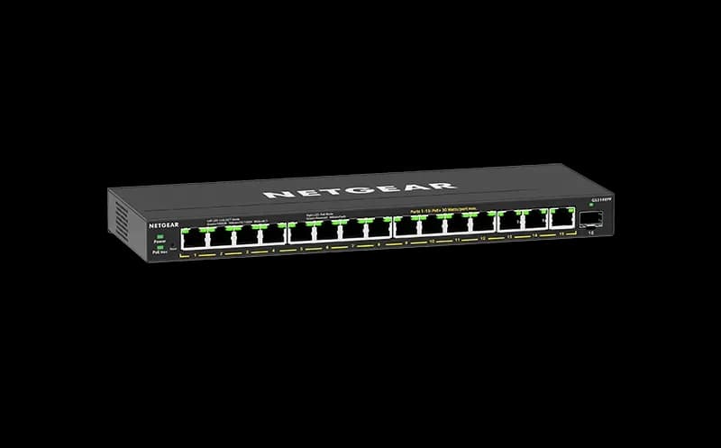 GS316EPP - Netgear 300 Series 15x1G PoE+ 1xSFP Managed Network Switch