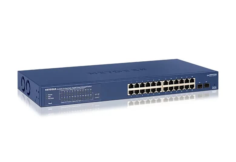 GS724TP-200NAS - Netgear 24x Ports PoE+ 10/100/1000GBase-T GbE Switch
