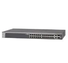 GS728TX-100NES - Netgear Prosafe S3300 Series S3300-28X 24 x RJ-45 Ports 10/100/1000Base-T + 2 x Copper SFP+ Ports + 2 x SFP+ Ports Layer 3 Managed Gigabit Ethernet Network Switch