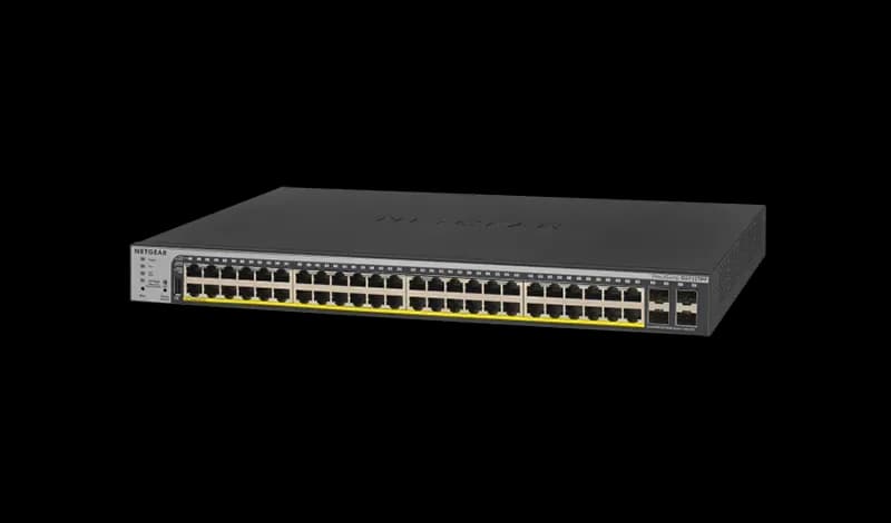 GS752TPP - Netgear Prosafe GS752TPP 40 x RJ-45 Ports PoE 10/100/1000Base-T + 8 x RJ-45 Ports PoE+ + 4 x SFP Ports Layer3 Managed Gigabit Ethernet Network Switch
