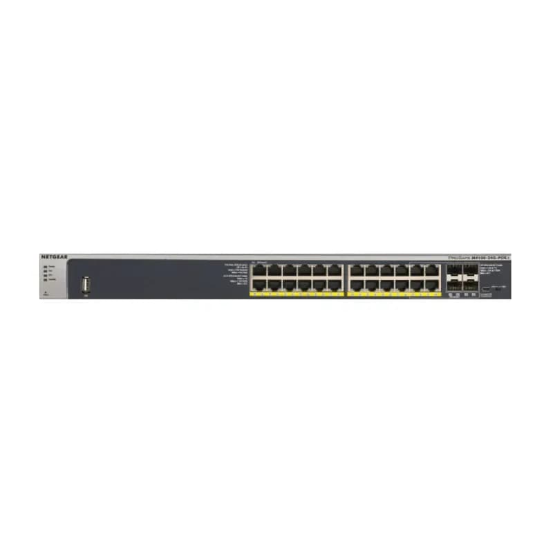 GSM7224P - Netgear 24x RJ-45 PoE+ 10/100/1000Base-T L2 GbE Switch