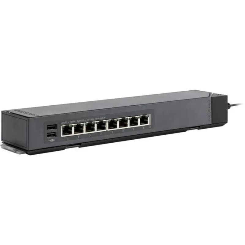 GSS108E-100NAS - Netgear Prosafe GSS108E 8 x RJ-45 Ports 10/100/1000Base-T Layer 3 Managed Gigabit Ethernet Plus Click Network Switch