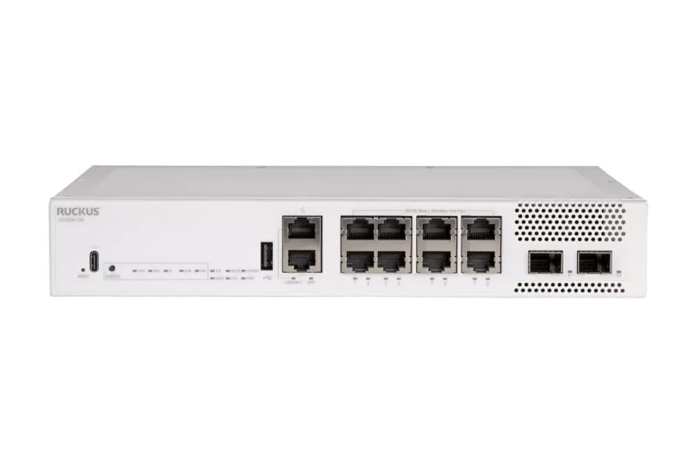 ICX8200-C08PF - Ruckus Networks ICX 8200 8 x Ports PoE+ 10/100/1000 + 2 x Ports SFP+ Managed Gigabit Ethernet Network Switch