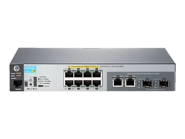 J9774A#ABA - HPE 2530 8-Port PoE+ 2-Port SFP/RJ-45 Switch