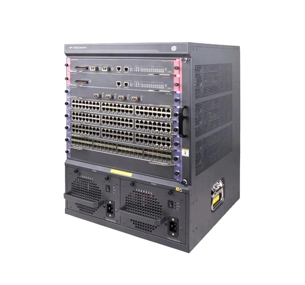 JD239-61301 - HPE 7500 6 x I/O Module Slots + 2 x Fabric Slots Chassis