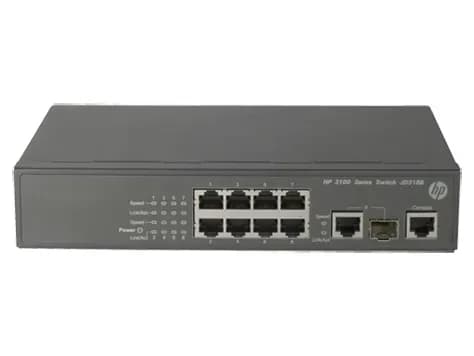 JD318B - HPE 3100-8 9-Port + 1-Port SFP Layer 2 Switch