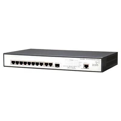 JD864A - HP 1905 V1905-10G-PoE 10x RJ45 Port 1x Combo SFP Port Switch