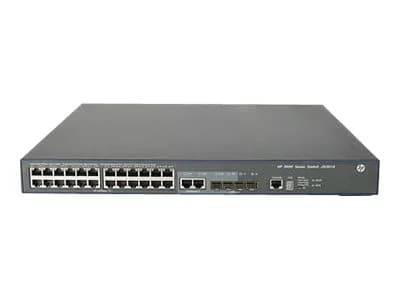 JG306A - HPE 3600-48-PoE+ 24-Ports Base-TX RJ-45 4x SFP L3 Switch
