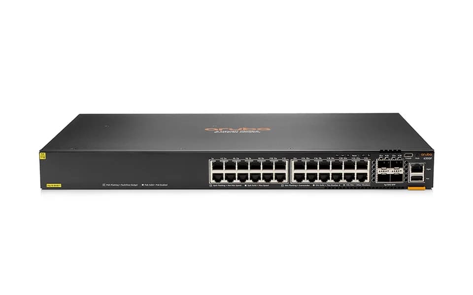 JL666A#ABA - HPE 6300F 24-Port 4-Port SFP56 Layer 3 Switch