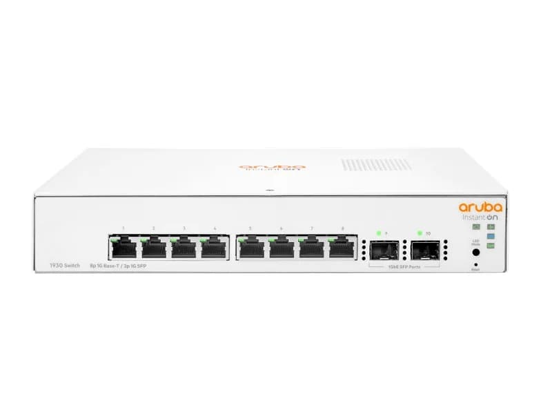 JL680-61001 - HPE Aruba Instant On 8-Ports 1GBase-T 2x SFP Switch