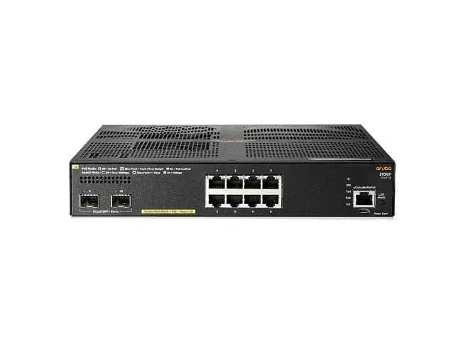 JL692A#ABA - HP Aruba 2930F 8G PoE+ 8x RJ45 Port PoE+ 2x SFP+ Switch