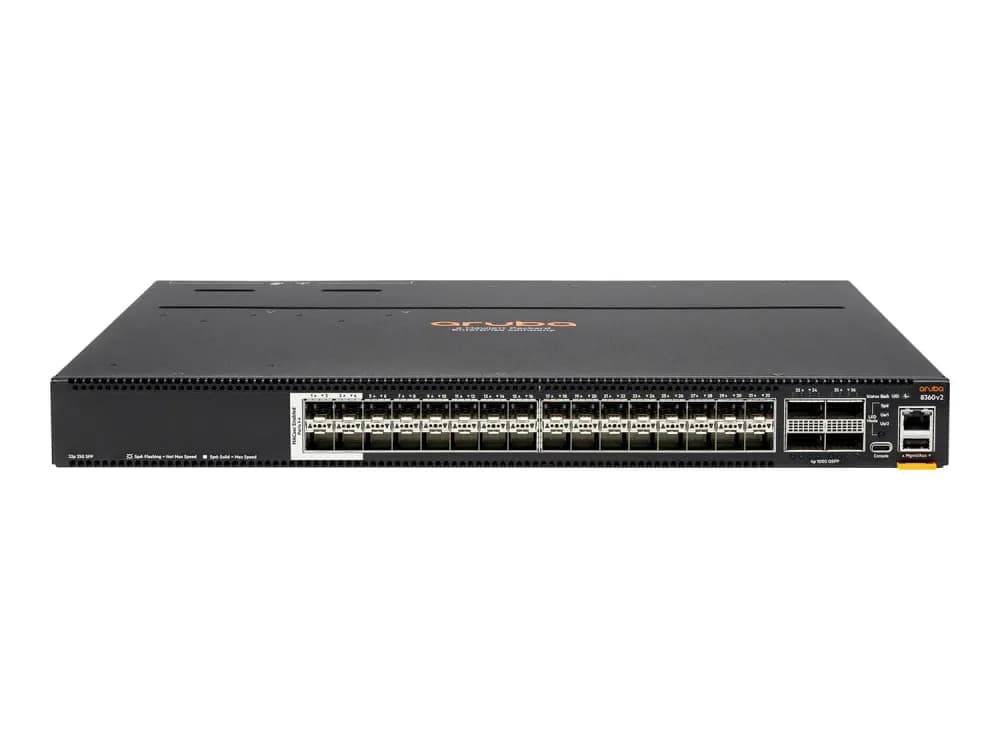 JL717C - HPE Aruba Cx 8360v2 32x SFP28 25GBase-X 4x QSFP28 Switch