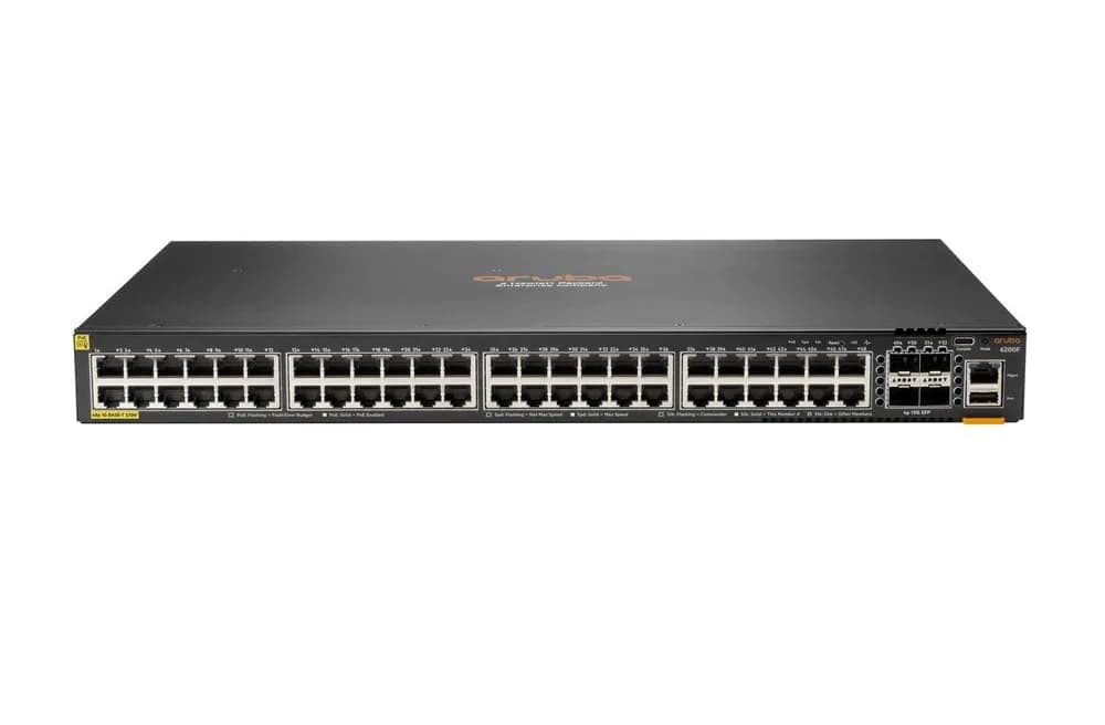 JL727-61201 - HPE Aruba 6200F 48G 48-Ports RJ-45 4-Ports SFP+ Switch
