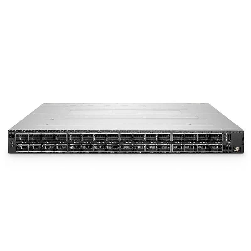 MQM9790-NS2F - NVIDIA QM9700 32-Ports OSFP Infiniband Switch