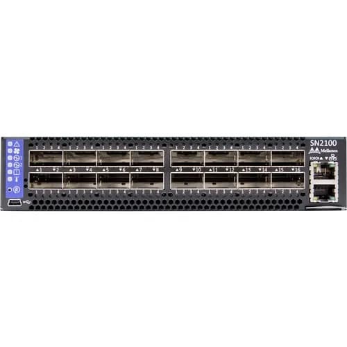 MSN2100-CB2FO - Mellanox Spectrum SN2100 16x 100GBase-X QSFP28 Switch