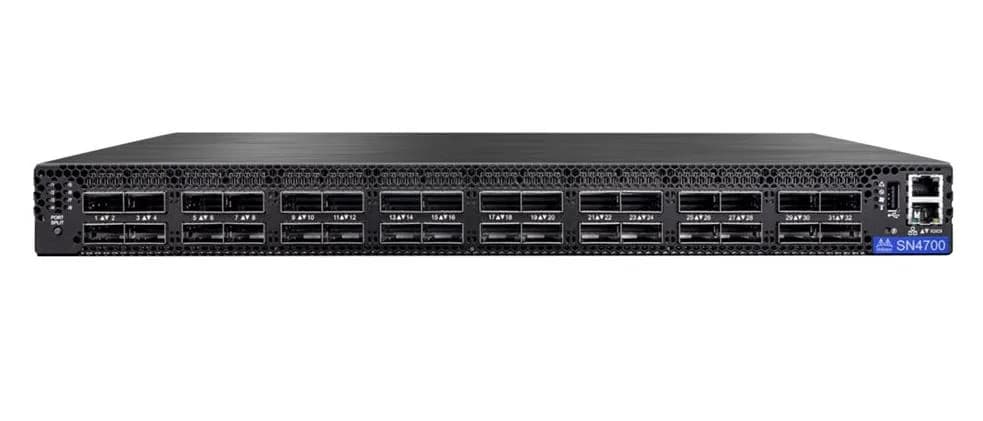 MSN4700-WS2FC - NVIDIA Spectrum-3 SN4700 32-P QSFPDD Ethernet Switch