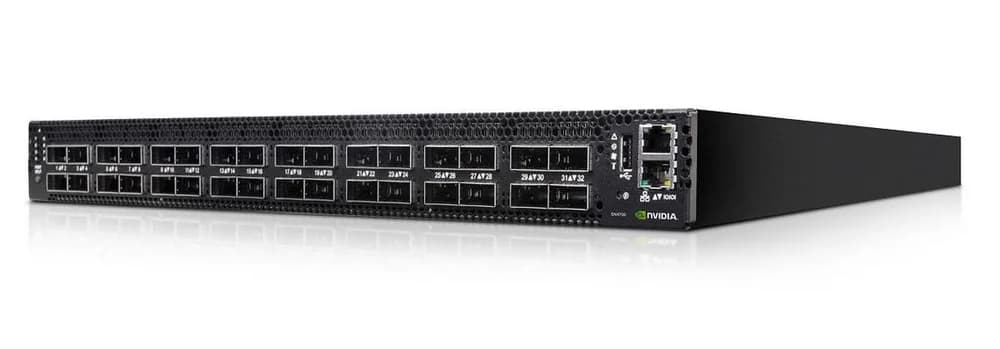MSN4700-WS2RC - NVIDIA Spectrum-3 SN4700 32-P QSFPDD Ethernet Switch