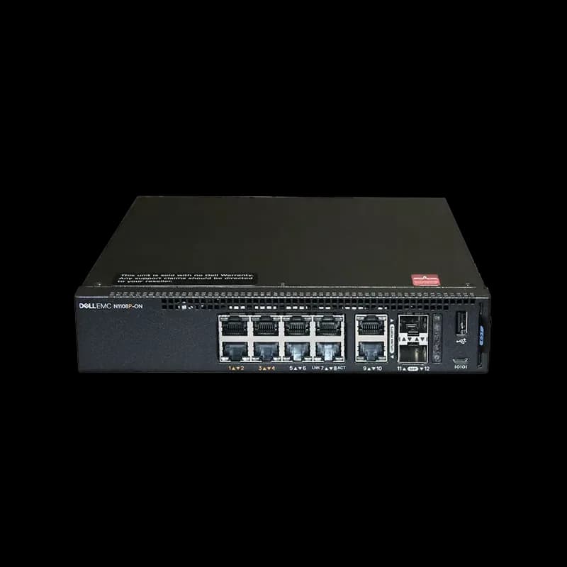 N1108P-ON - Dell PowerSwitch N1100 8-P PoE+ RJ-45 Network Switch