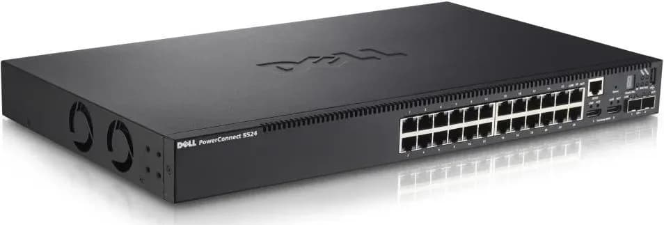 PC5524 - Dell PowerConnect 5524 24-Port + 2 x SFP+ Ports 1U GE Switch